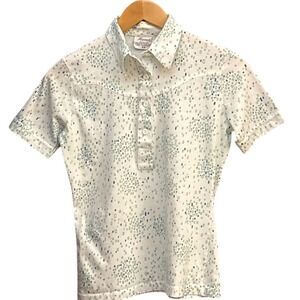 Vintage Haymaker Polo Shirt Geometric Retro Preppy Western Retro Country Club